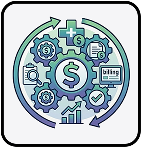 Revenue cycle management icon